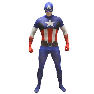 Captain America zapper morphsuits