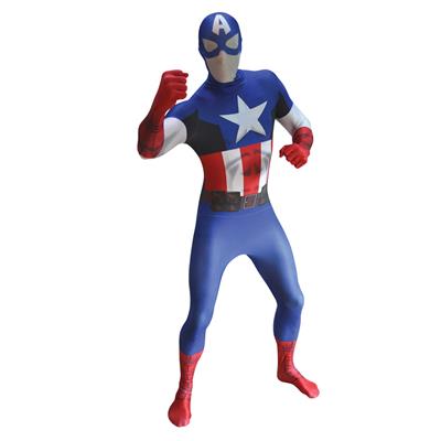 Captain America zapper morphsuits