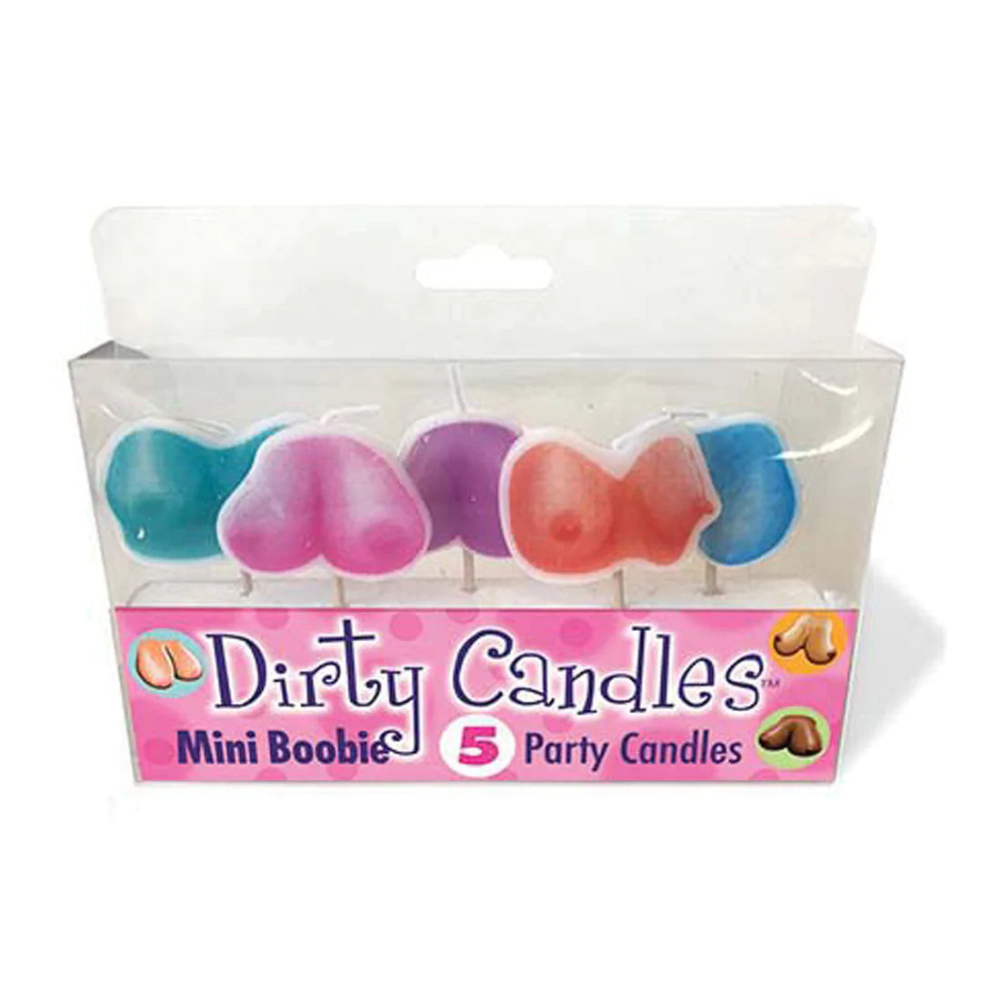 Dirty Boob - Cupcake Kaarsjes (5 stuks)