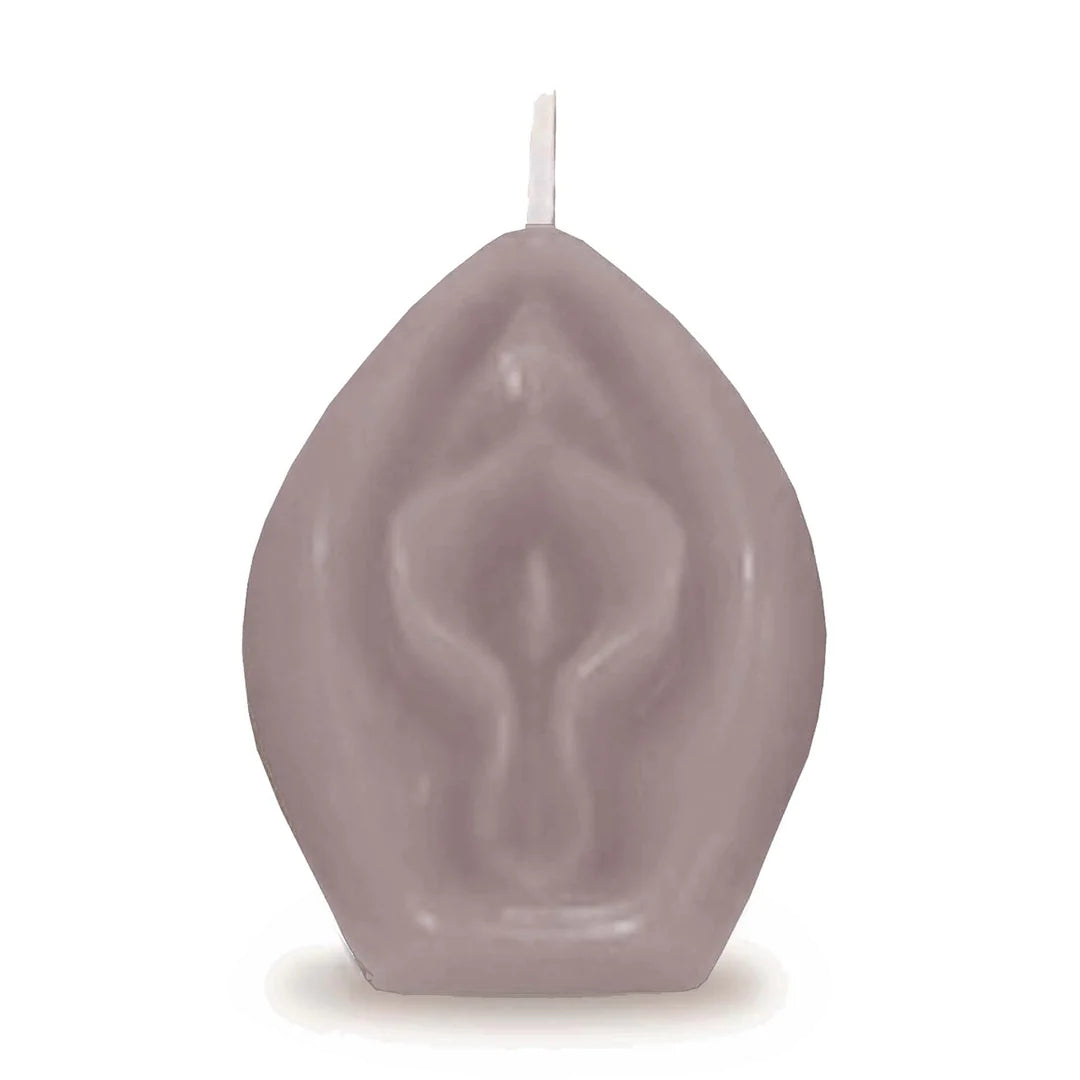 Vagina-Duftkerze | Vanille | Taupe