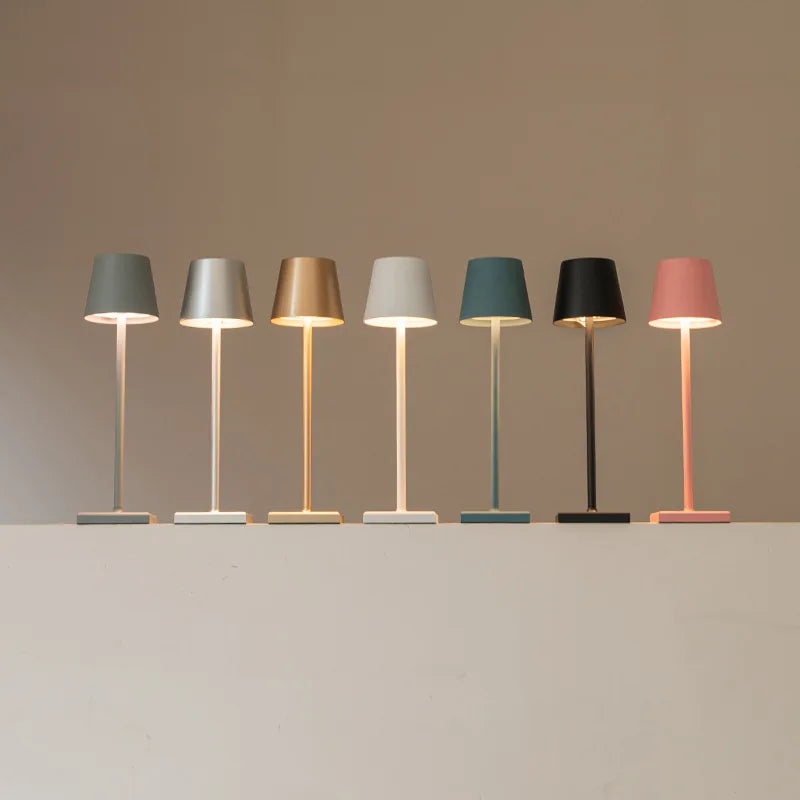 Draadloze LED tafellamp| USB oplaadbaar + 3 niveaus dimbaar