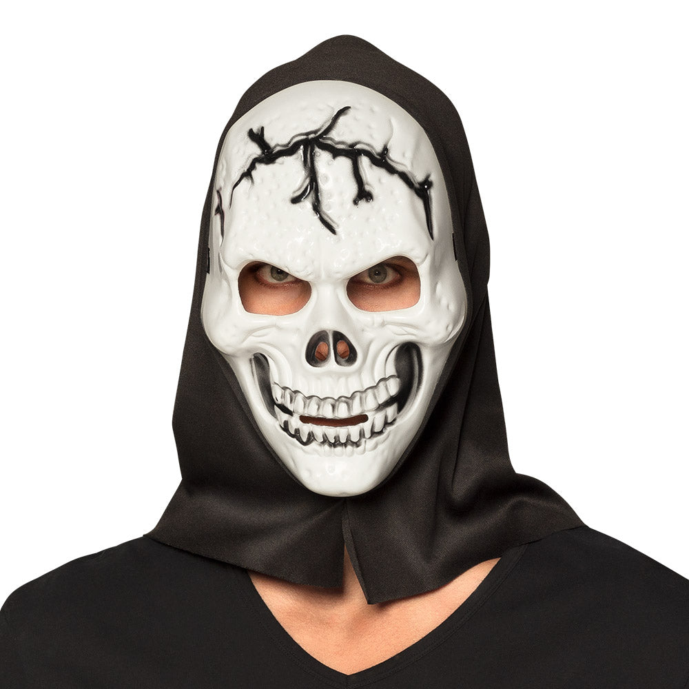 Schedel masker met kap kopen