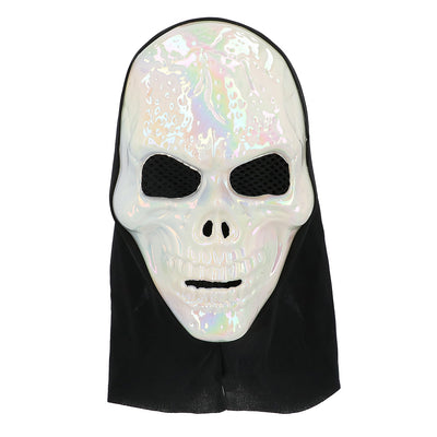 Skull Pearl gezichtsmasker met kap kopen