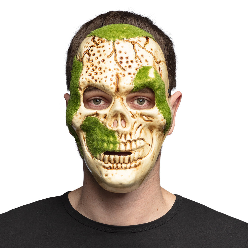 Swamp Skull masker met mosdetails voor Halloween kopen