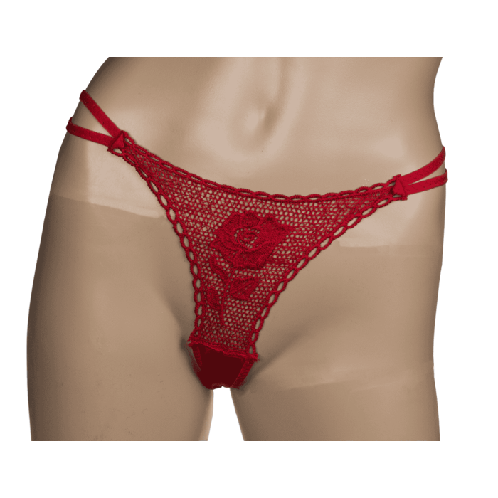 G string Rood met Roos