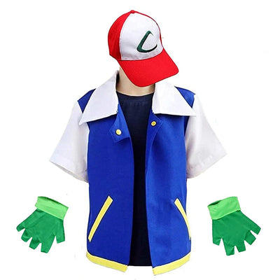 Ash Ketchum Kostuum + Pikachu Onesie | DUO DEAL