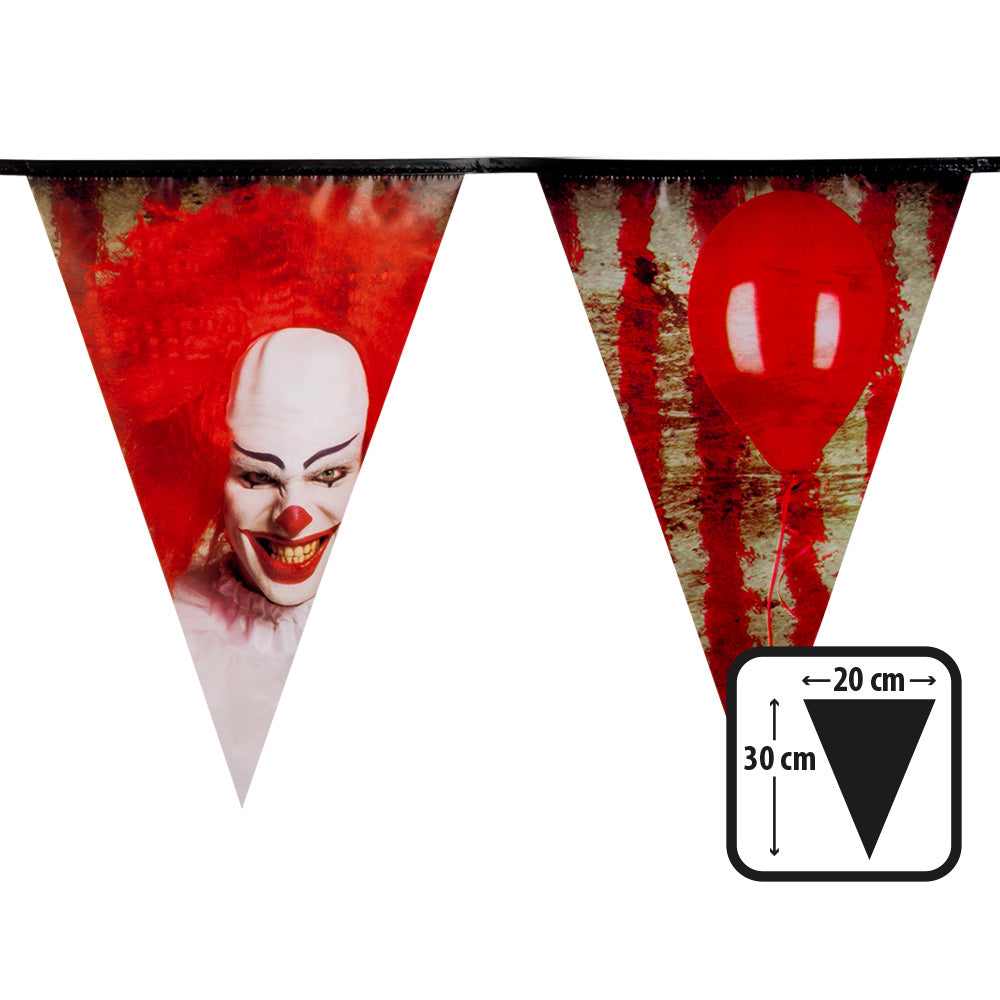 Horror clown vlaggenlijn