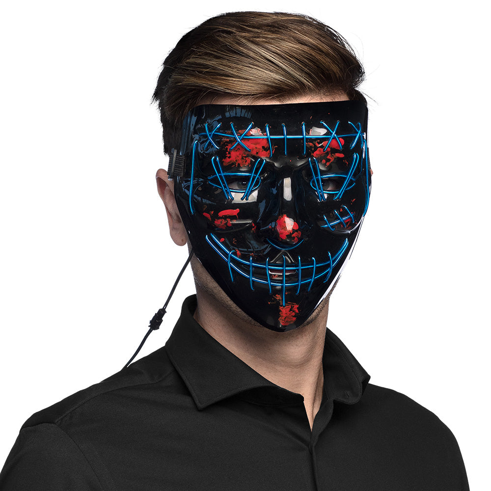 LED Killer Smile blauw masker kopen