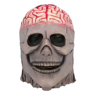 Latex Halloweenmasker Brain Skull met schedel en hersenen voor volwassenen