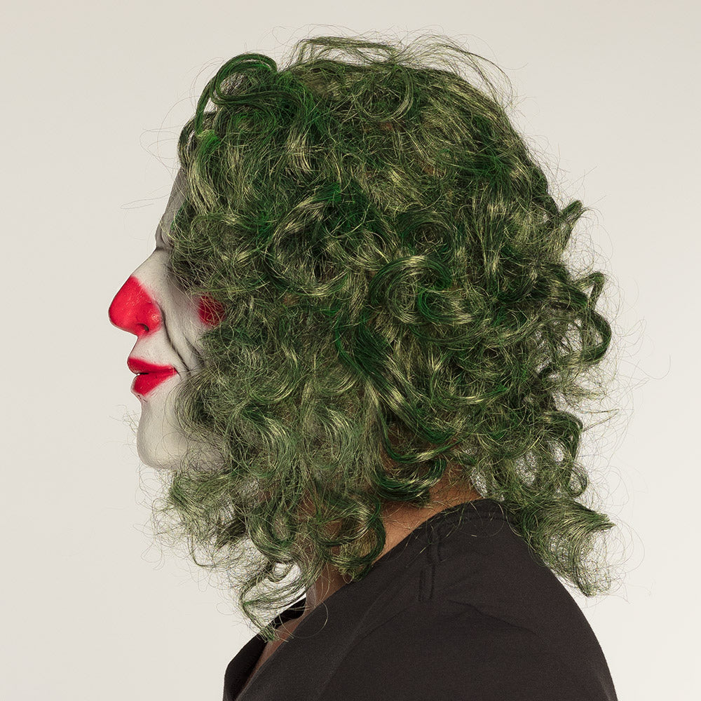 Latex masker de schurk met haar