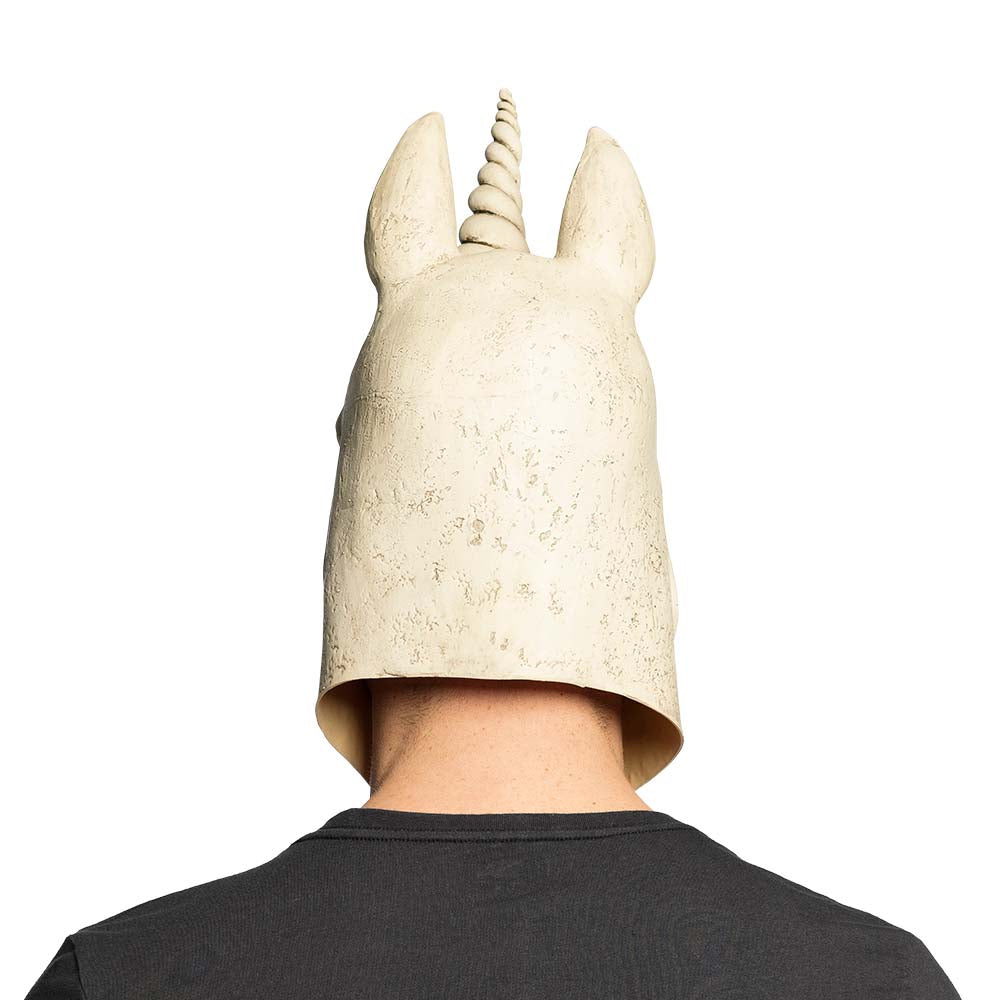 Latex eenhoorn schedel masker