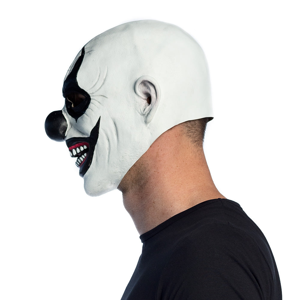 Angstaanjagend killerclown latex masker voor volwassenen