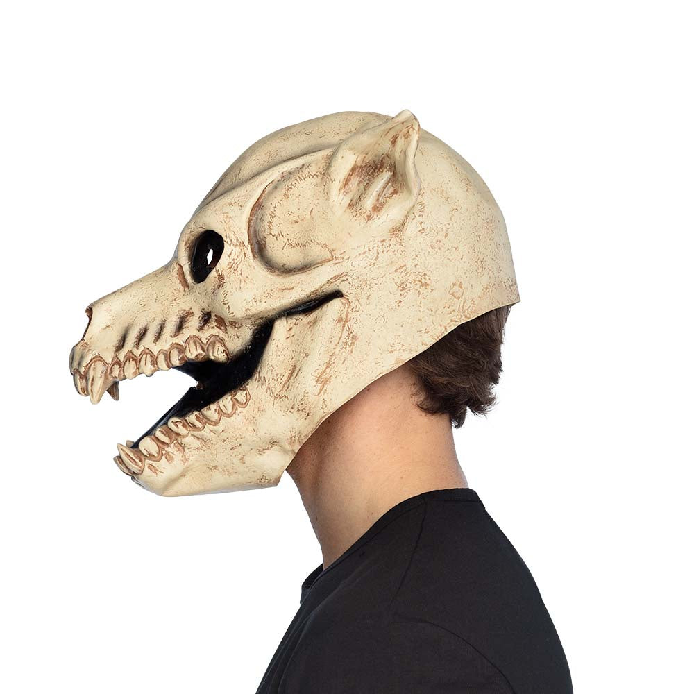 Hondenschedel latex masker