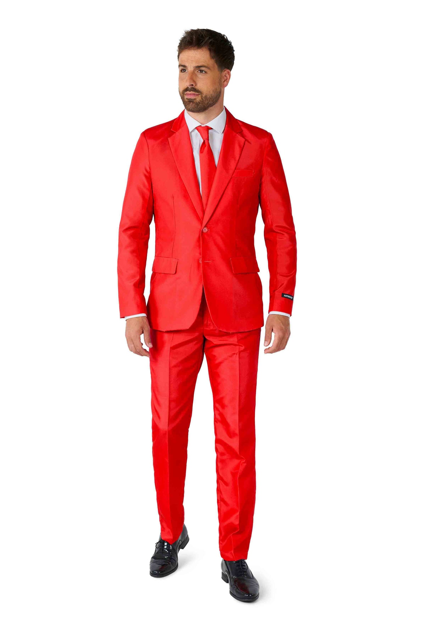 Suitmeister | Einfarbig Rot | Herrenanzug | Herrenanzug Rot