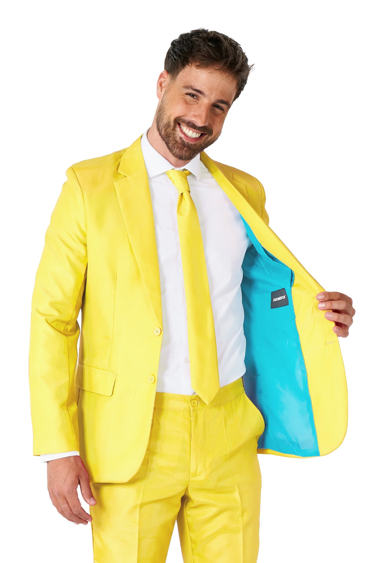 Suitmeister | Solid Yellow | Herenpak | Herenkostuum Geel