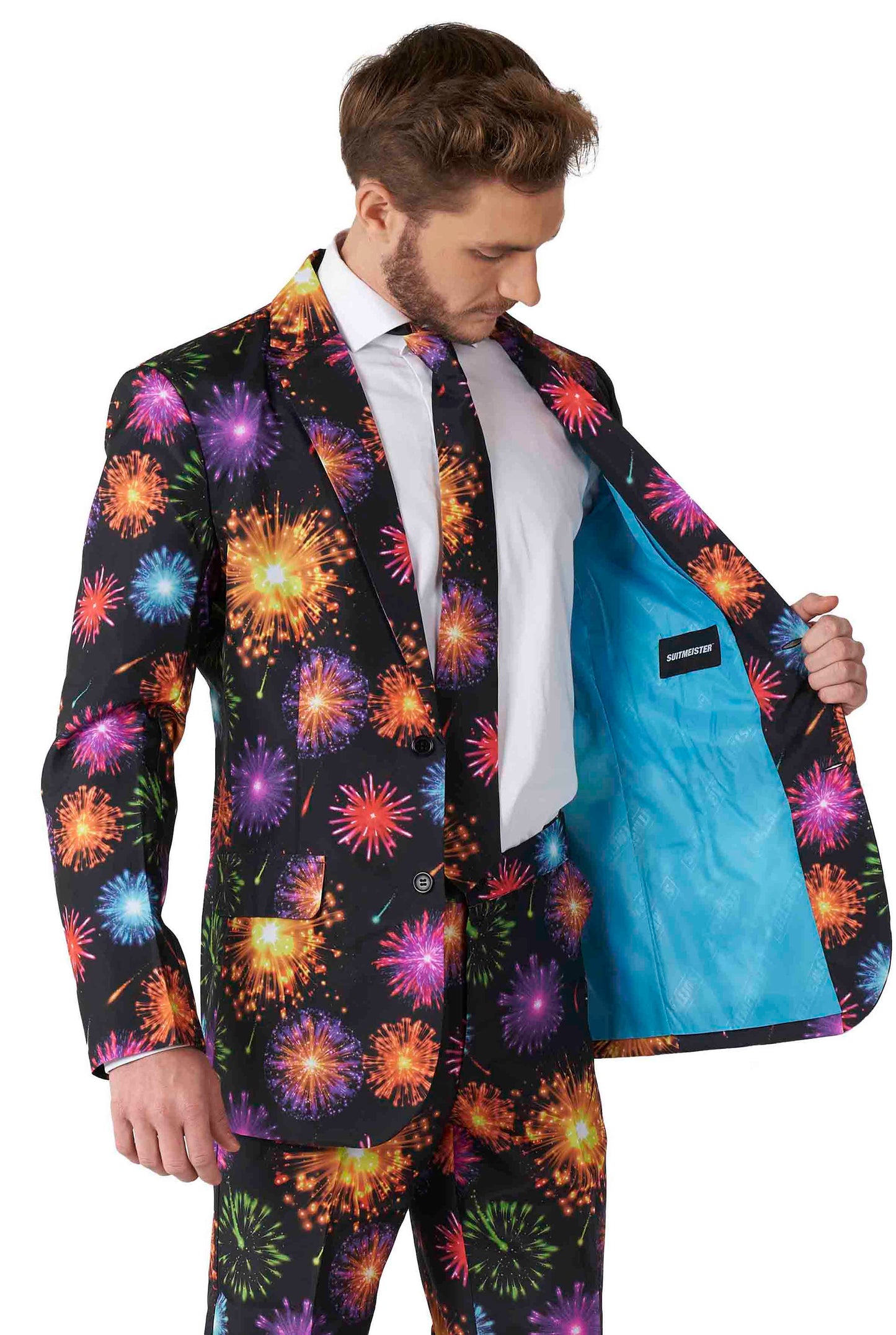 Suitmeister Herrenanzug | Feuerwerk Schwarz | Herrenanzug