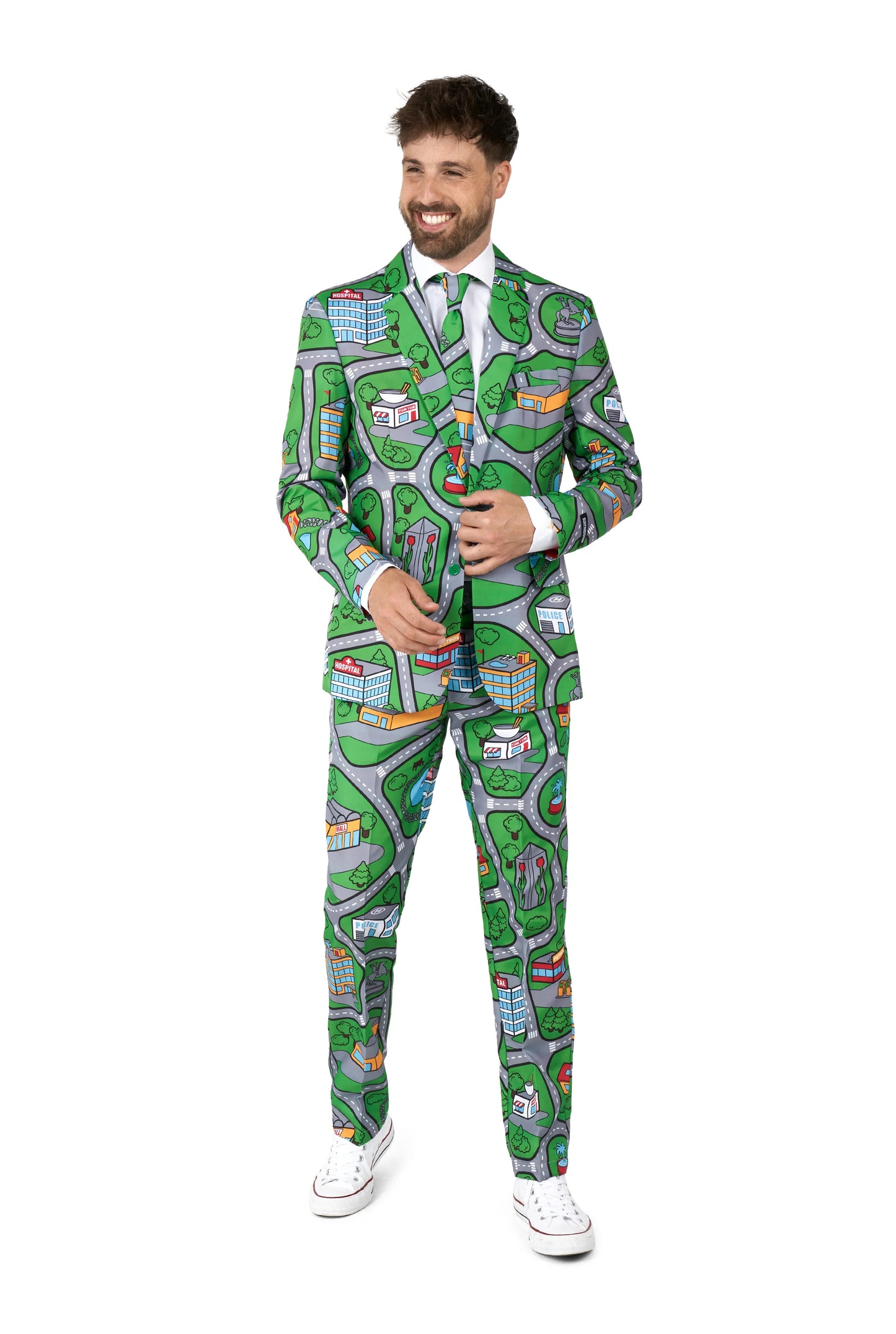 Suitmeister | Carpet City Green | Herrenanzug | Herrenanzug