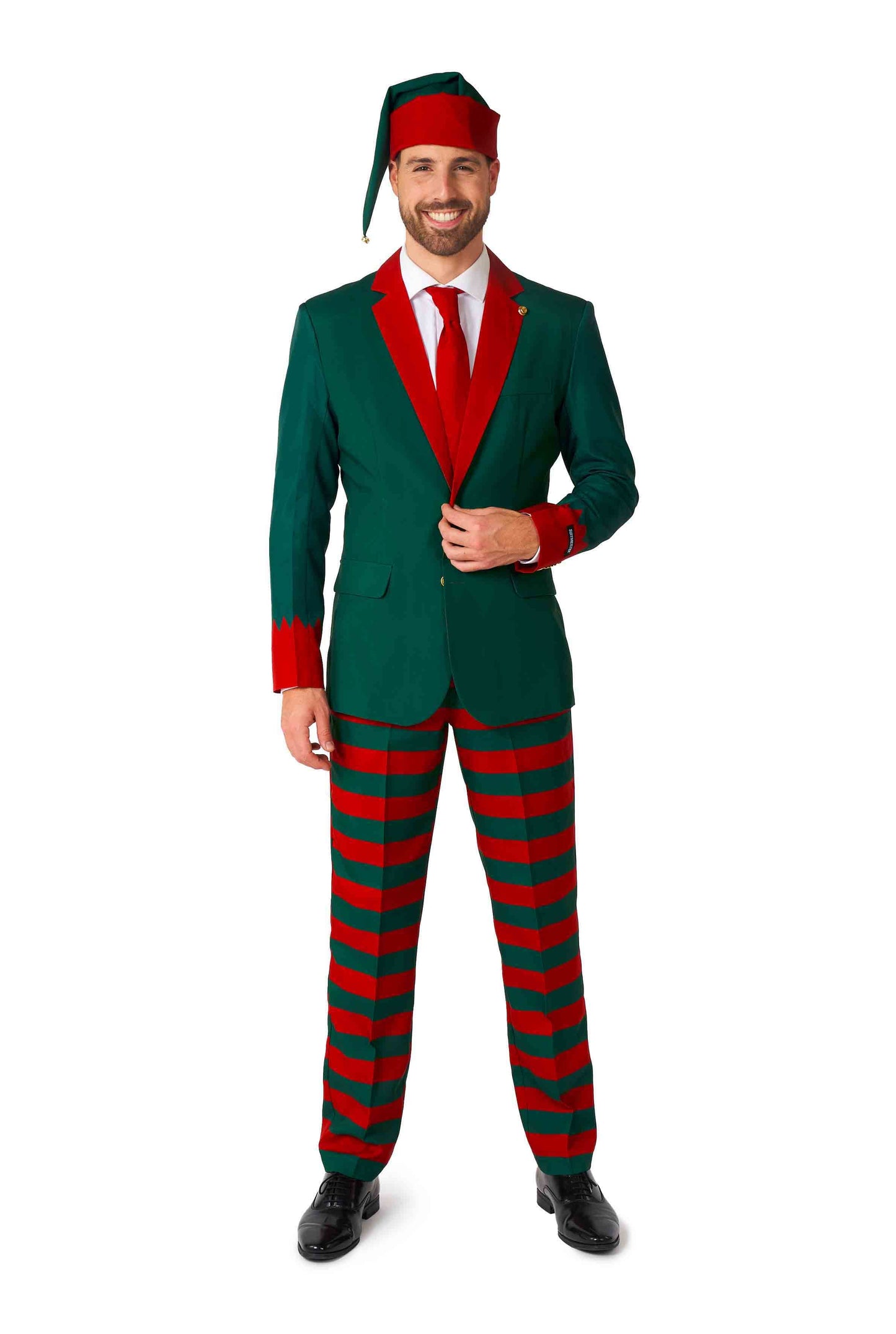 Suitmeister Herrenkostüm | Weihnachtself Grün | Herrenanzug
