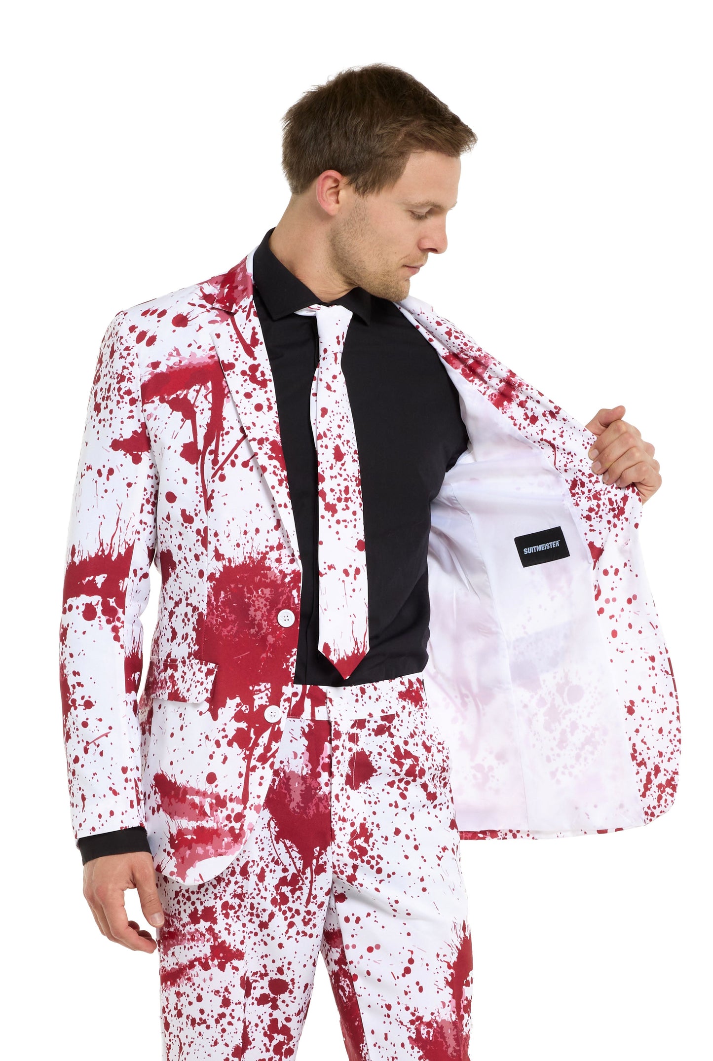 Suitmeister | Blutiger Anzug Weiß | Herrenanzug