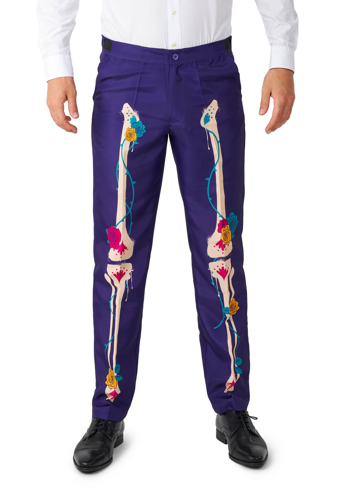 Suitmeister | Sugar Skull Purple | Herenkostuum Halloween