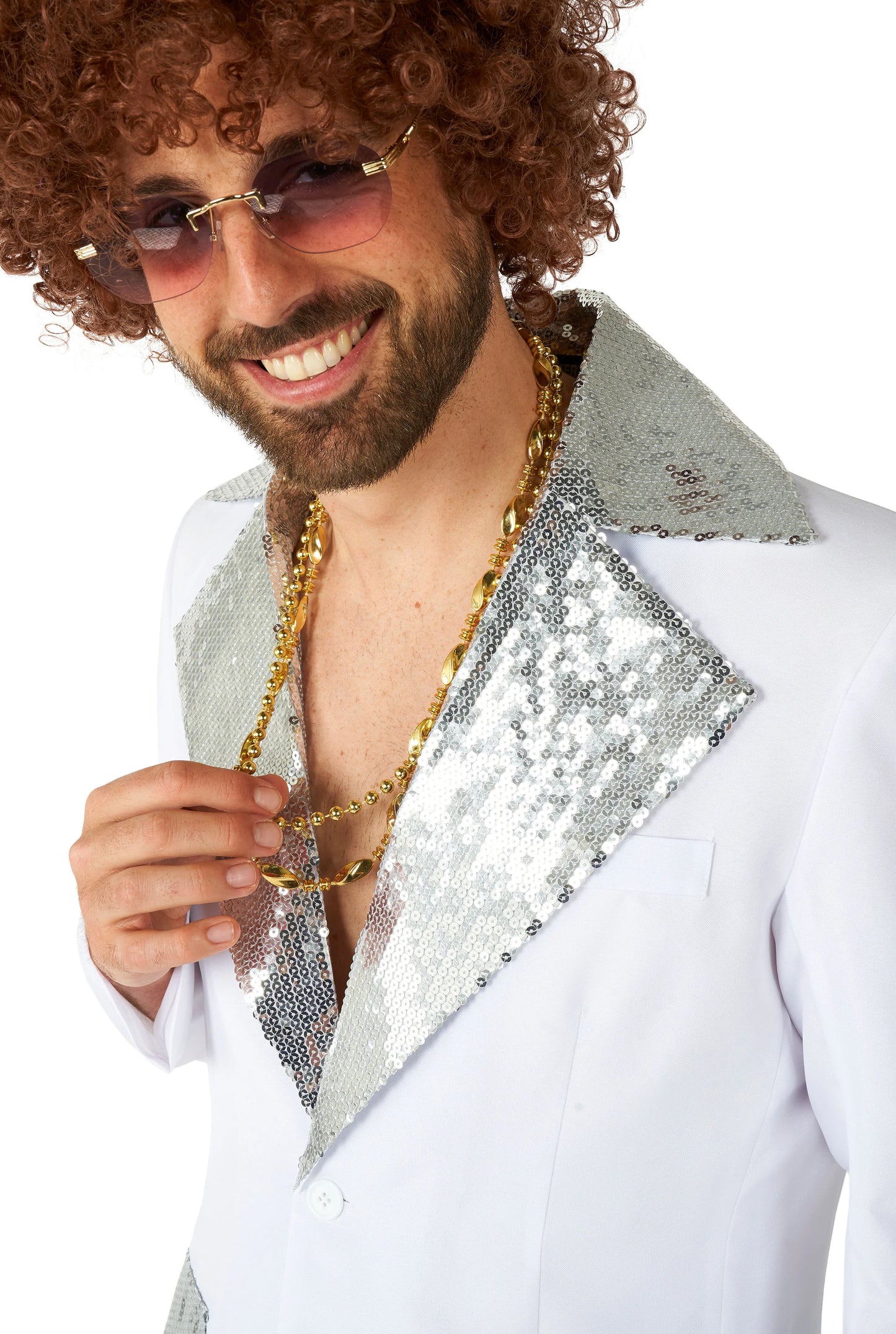 Suitmeister | Disco Suit Wit | Discokostuum Heren Wit