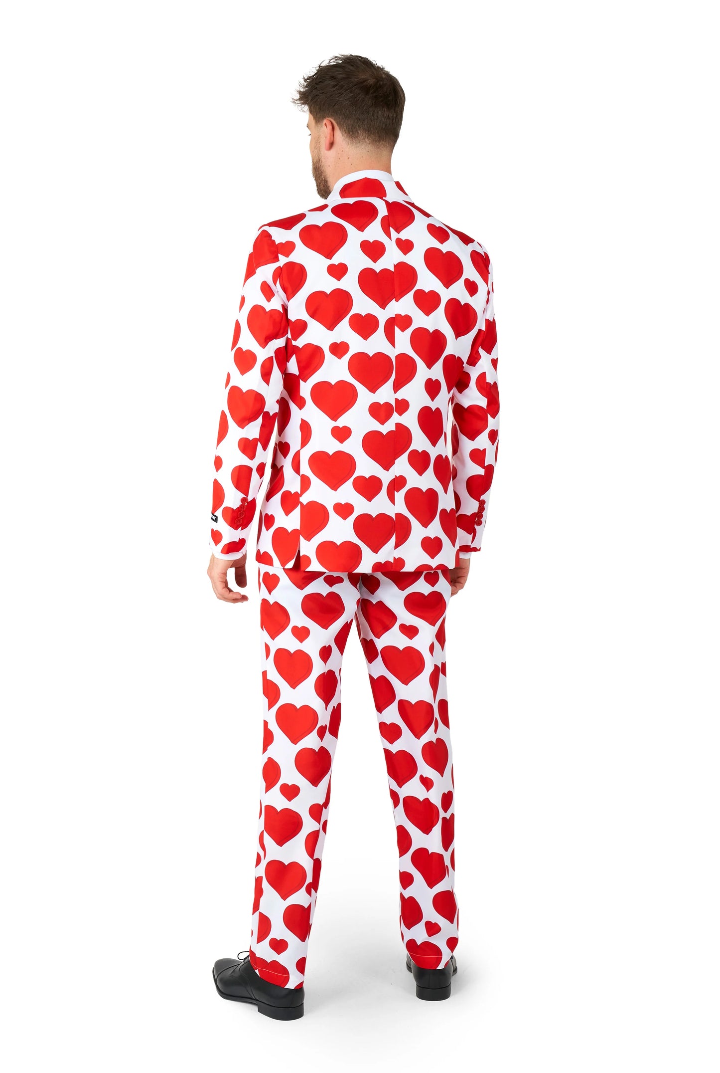 Suitmeister | Love | Herrenanzug mit Herz-Print