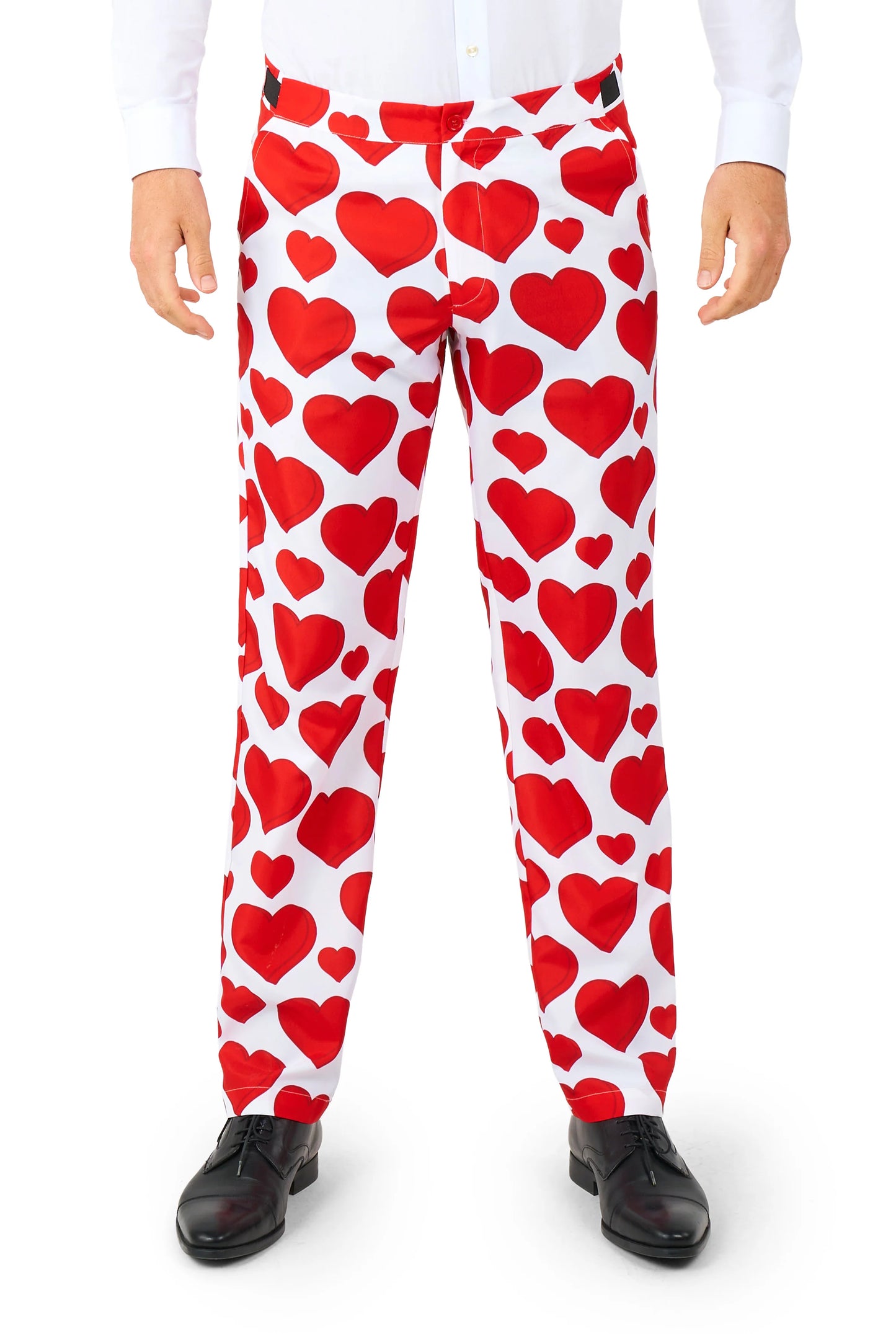Suitmeister | Love | Herrenanzug mit Herz-Print