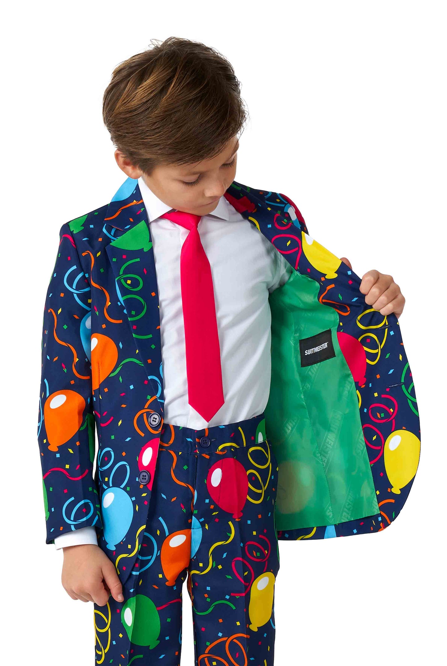 Suitmeister | Konfetti Ballons Navy | Kinderkostüm