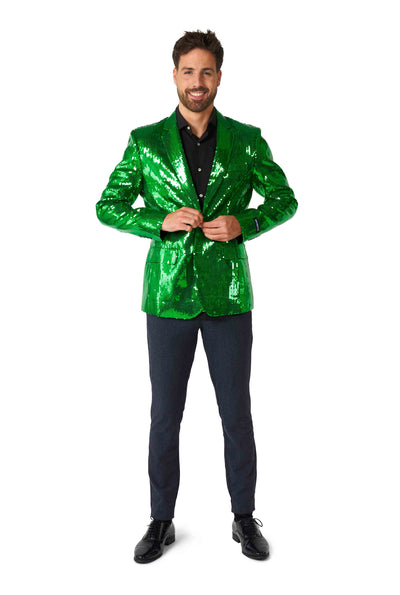 Suitmeister| Sequins Green | Glitter Jasje Groen | Groene Blazer voor Heren