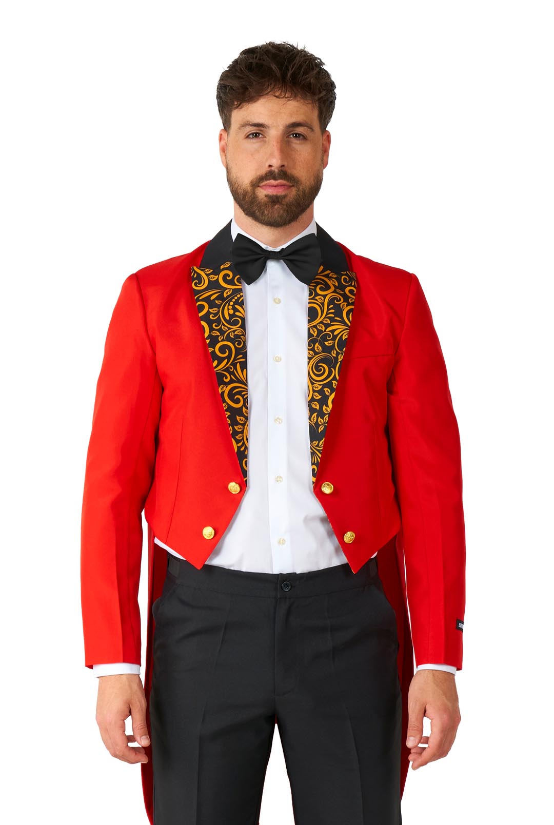 Suitmeister | Circus Tailcoat Suit Red | Herenjasje