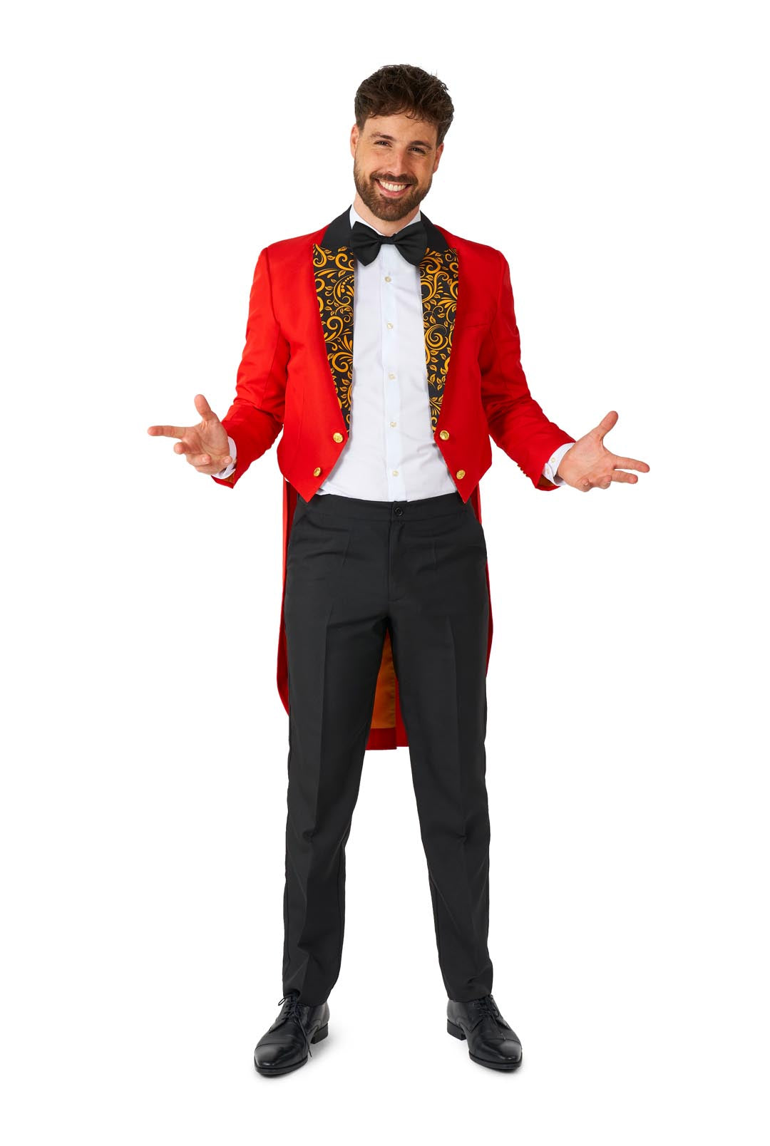Suitmeister | Circus Tailcoat Suit Red | Herenjasje