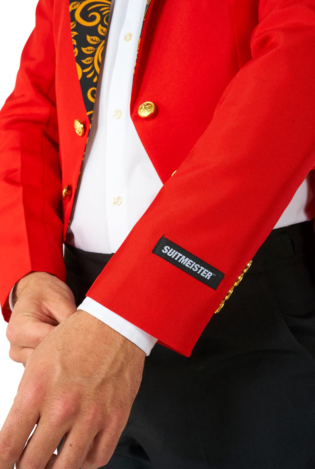 Suitmeister | Circus Tailcoat Suit Red | Herenjasje