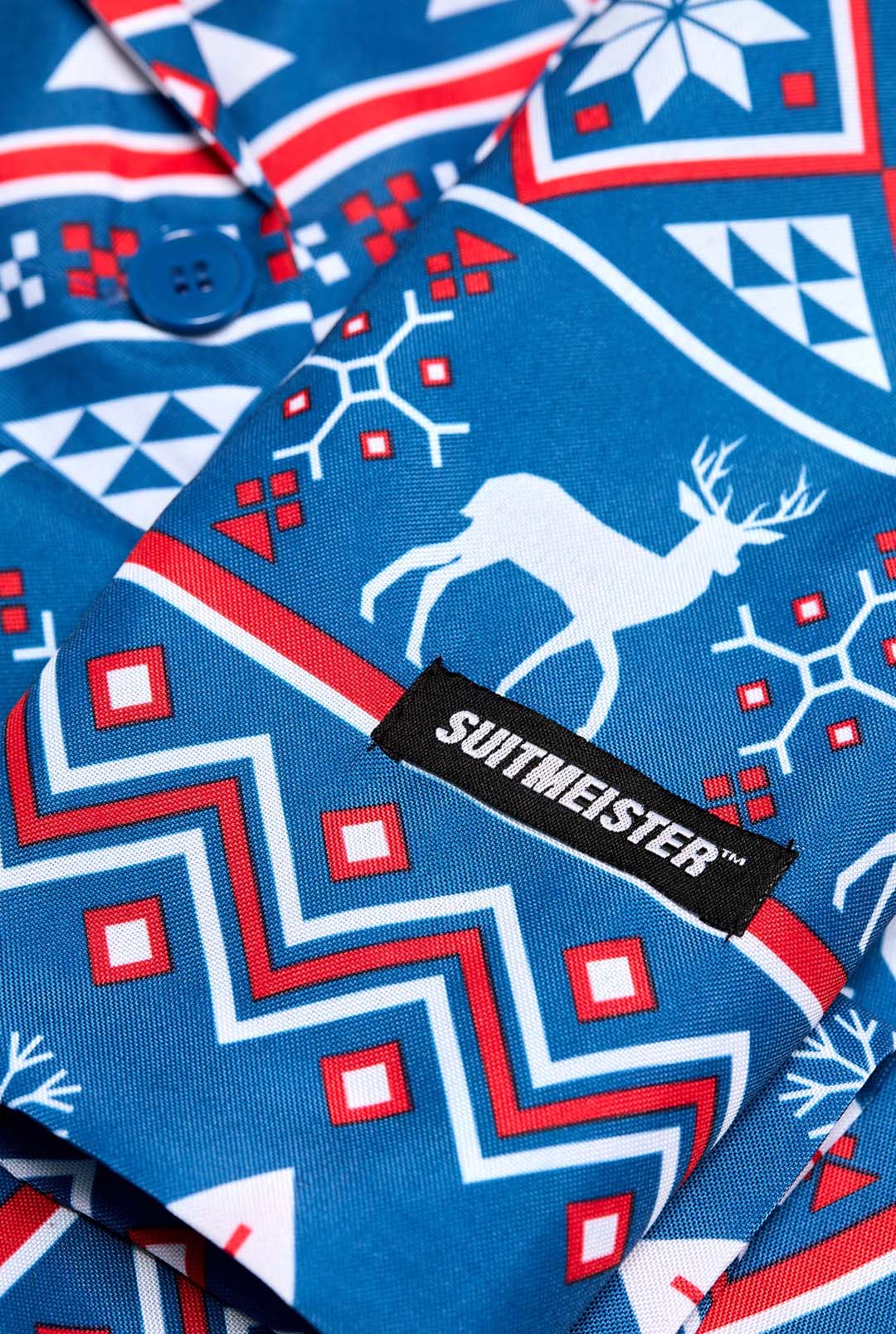 WMNS Weihnachtsblaue Nordic Jacke