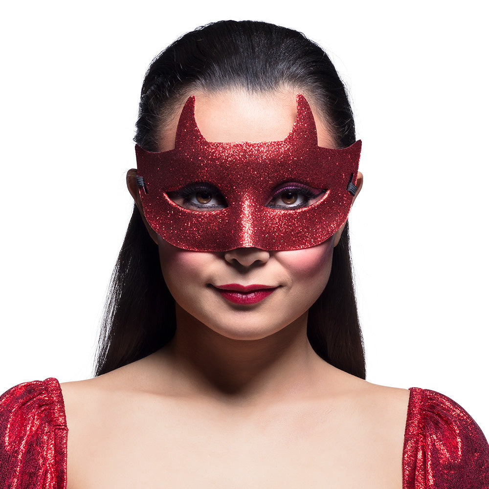 Oogmasker Duivel Glitter kopen