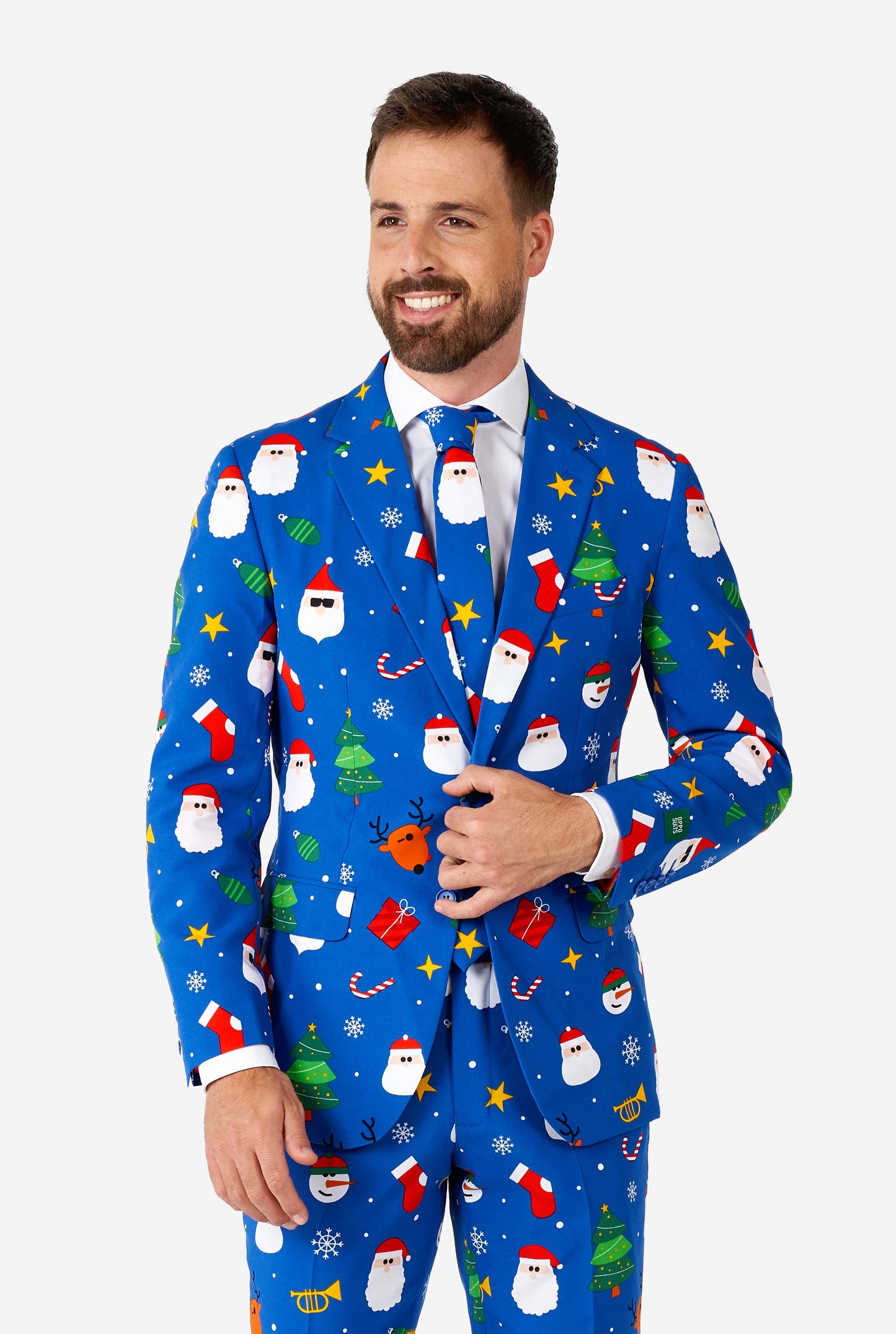 Opposuits | Festivität Blau | Herrenanzug | Weihnachtsanzug für Herren