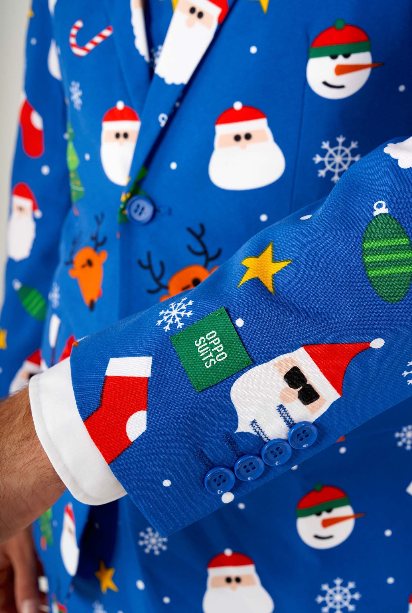 Opposuits | Festivität Blau | Herrenanzug | Weihnachtsanzug für Herren