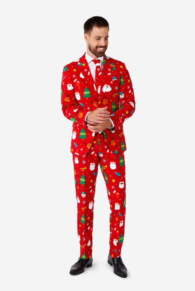 Opposuits | Festivity Red | Herenkostuum | Herenpak Kerst