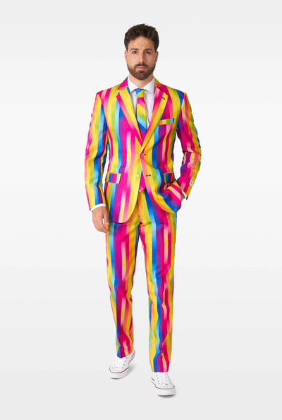 Opposuits | Rainbow Glaze | Herenkostuum | Herenpak Regenboog