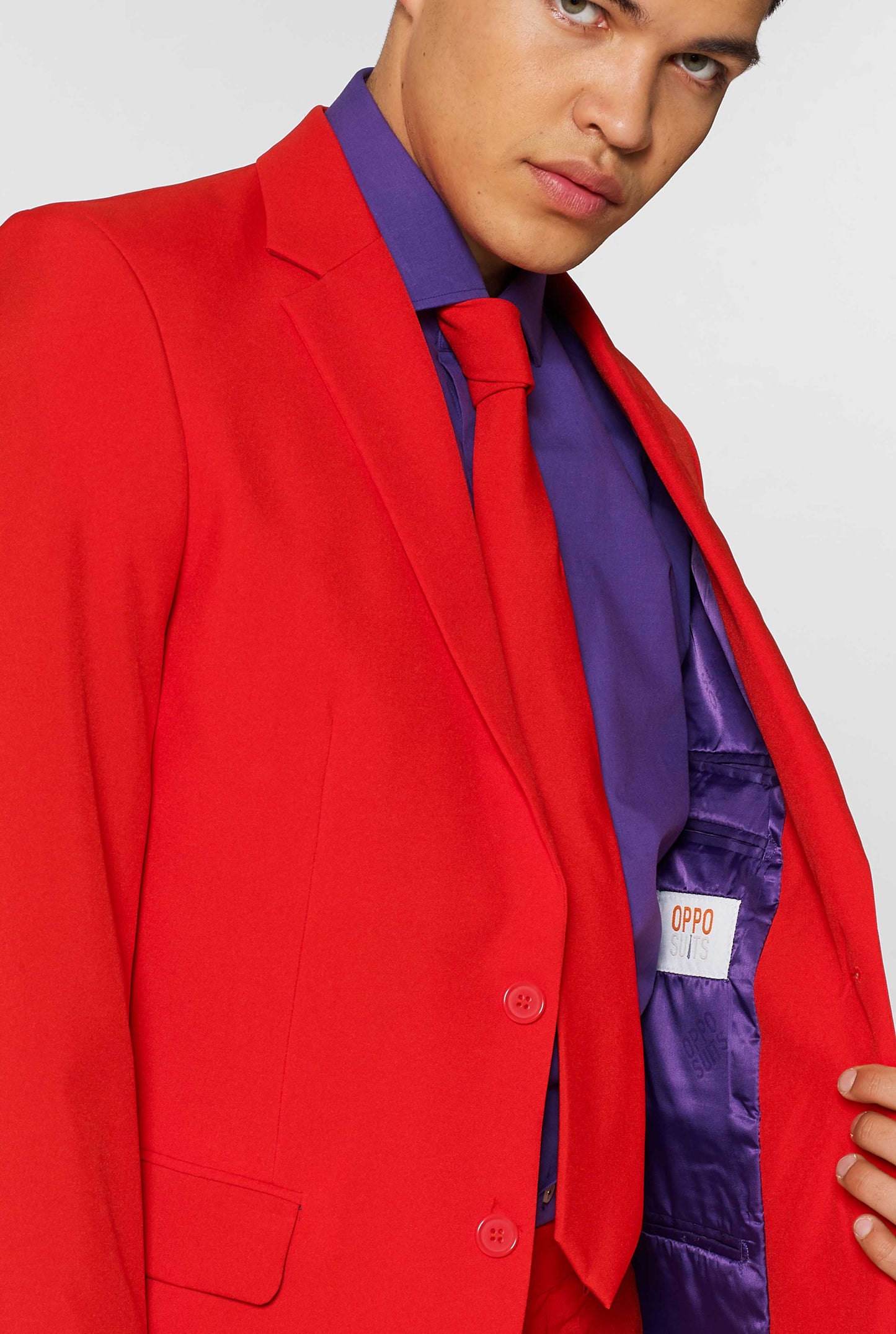 Opposuits | Red Devil | Herenkostuum | Herenpak Rood