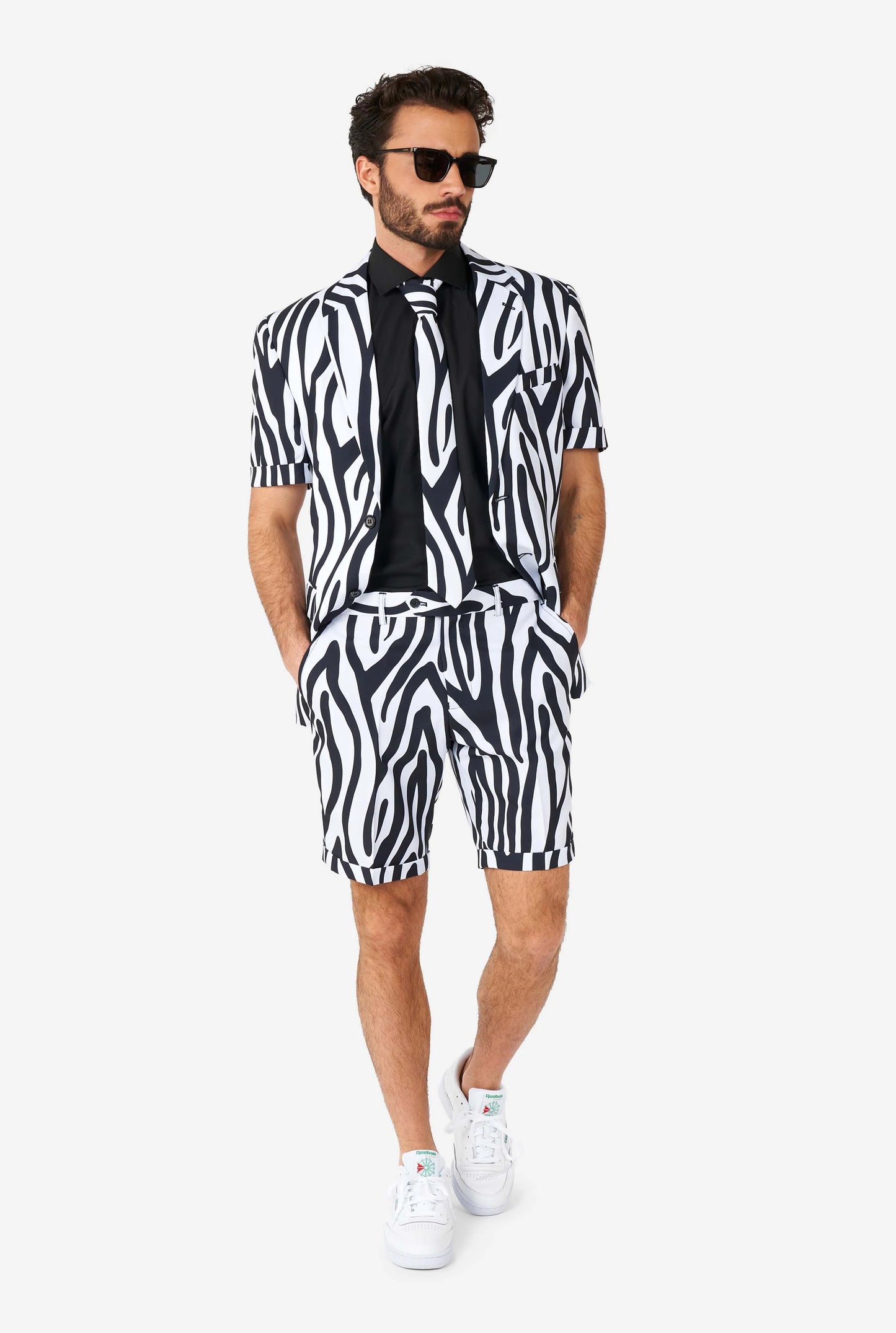 Opposuits | SUMMER Zazzy Zebra | Herenkostuum | Herenpak Zebraprint