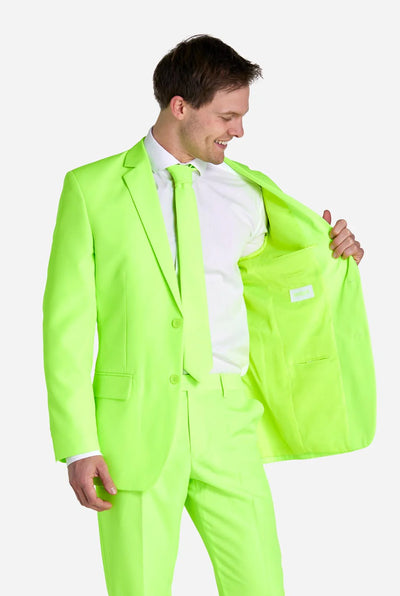 Opposuits | Neon Lucky Lime | Herenkostuum | Herenpak