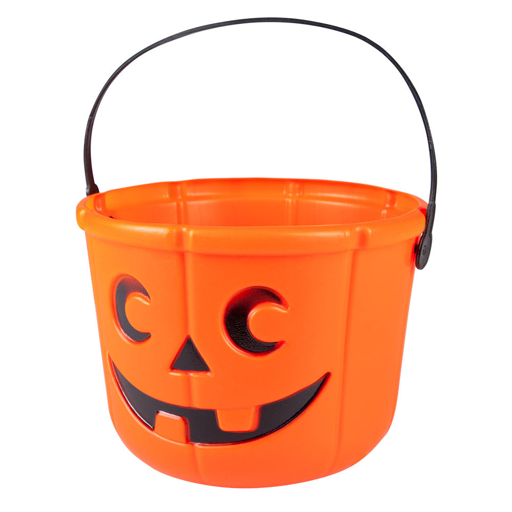 Oranje Halloween pompoenemmer kopen