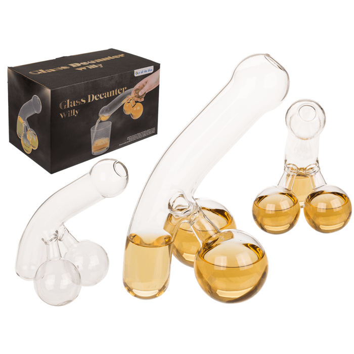 Penis Karaf | Glas 400ml | Een Ondeugende Eyecatcher!