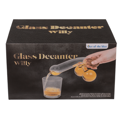 Peniskaraffe | Glas 400ml | Ein frecher Hingucker!