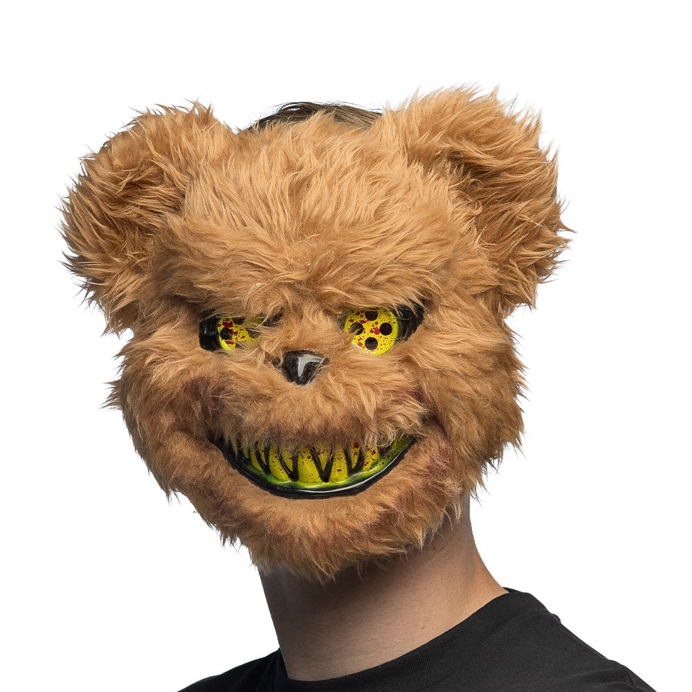 Pluchen teddybeer masker kopen