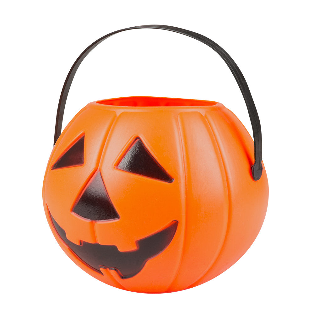 Oranje Halloween pompoenemmer kopen