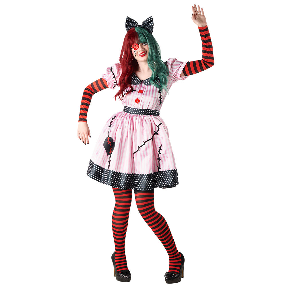 Bezeten pop Halloweenkostuum dames kopen