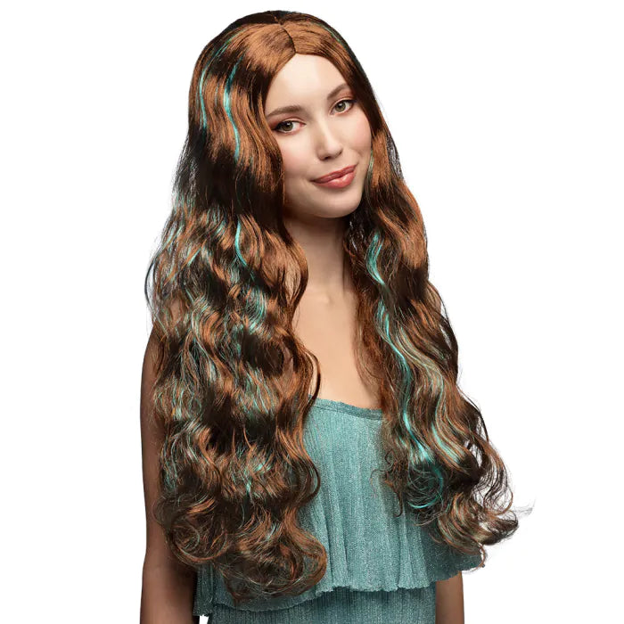 Pruik Lang Bruin Haar | Fantasy fairy