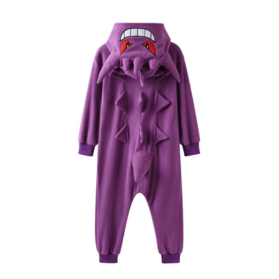 Gengar Onesie | Kostuum | Pyjama | Voor Kinderen & Volwassenen