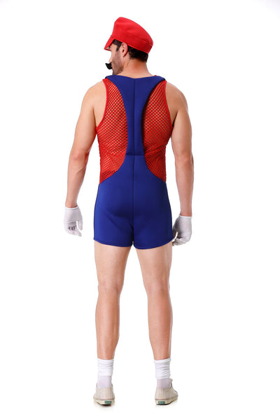Super Mario Pride Kostuum Heren – Sexy Loodgieter Kostuum